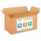 Idl Packaging 16 in x 8 in x 8 in Shipping Box, Kraft, Corrugate, Single Wall, 200#, 25 PK B-1688-25 - alternate 1